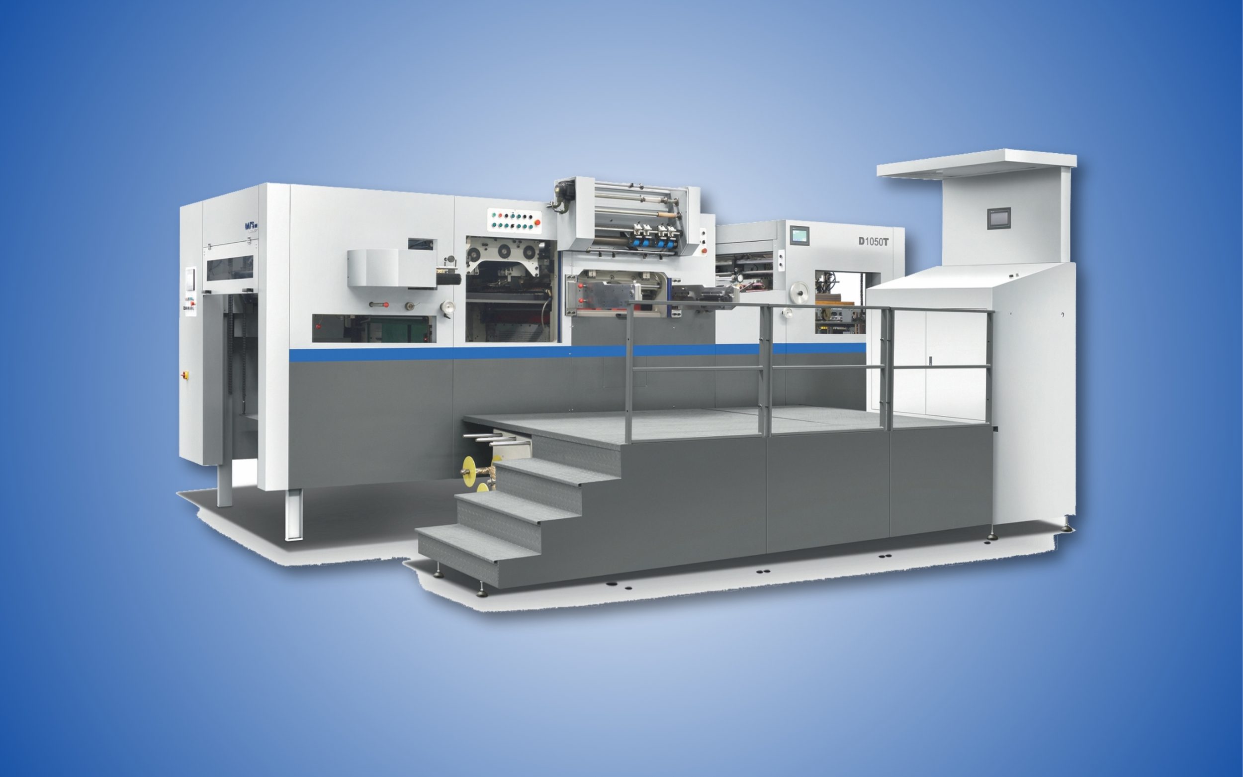 auto die cutter with hot foil